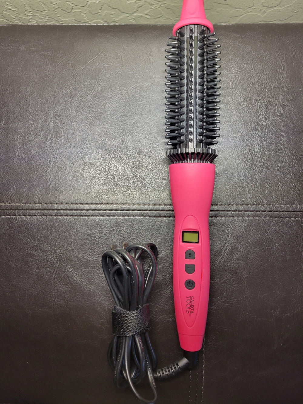 Calista Tools Perfecter Pro Grip Heated Round Brush (Pink)